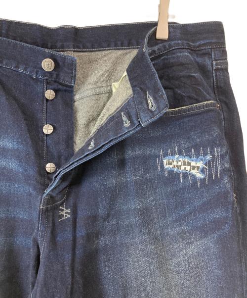 Ksubi（スビ）Ksubi (スビ) パッチワークデニムパンツ インディゴ サイズ:40の古着・服飾アイテム