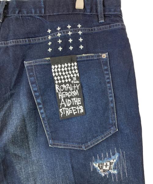 Ksubi（スビ）Ksubi (スビ) パッチワークデニムパンツ インディゴ サイズ:40の古着・服飾アイテム