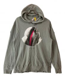 MONCLER GENIUS×1017 ALYX 9SM（モンクレール ジーニアス×テンセブンティーン アリクス ナインエスエム）の古着「Double Logo Hoodie」｜グレー