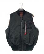 ALPHA×Ameriアルファ×アメリ）の古着「MA-1 VEST」｜ブラック