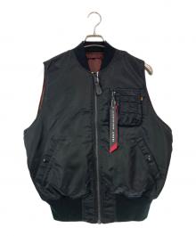 ALPHA×Ameri（アルファ×アメリ）の古着「MA-1 VEST」｜ブラック