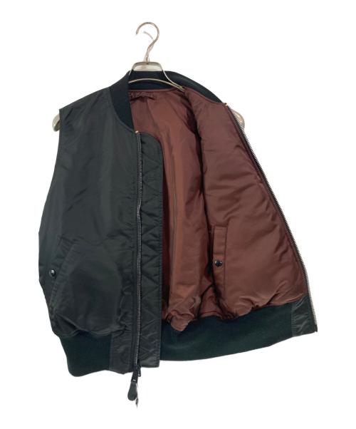 ALPHA（アルファ）ALPHA (アルファ) Ameri (アメリ) MA-1 VEST ブラック サイズ:S 未使用品の古着・服飾アイテム