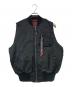 ALPHA（アルファ）の古着「MA-1 VEST」｜ブラック
