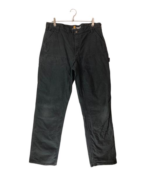 CarHartt（カーハート）CarHartt (カーハート) ダブルニー ペインターパンツ ブラック サイズ:38×36の古着・服飾アイテム