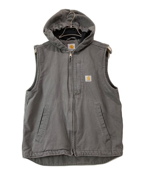 CarHartt（カーハート）CarHartt (カーハート) ダックベスト グレー サイズ:XLの古着・服飾アイテム