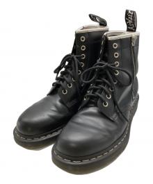 Dr.Martens（ドクターマーチン）の古着「1460 ジップ ベックス ホワイトステッチ 8 ホール ブーツ」｜ブラック