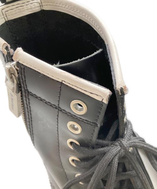 Dr.Martens（ドクターマーチン）Dr.Martens (ドクターマーチン) 1460 ジップ ベックス ホワイトステッチ 8 ホール ブーツ ブラック サイズ:UK8の古着・服飾アイテム