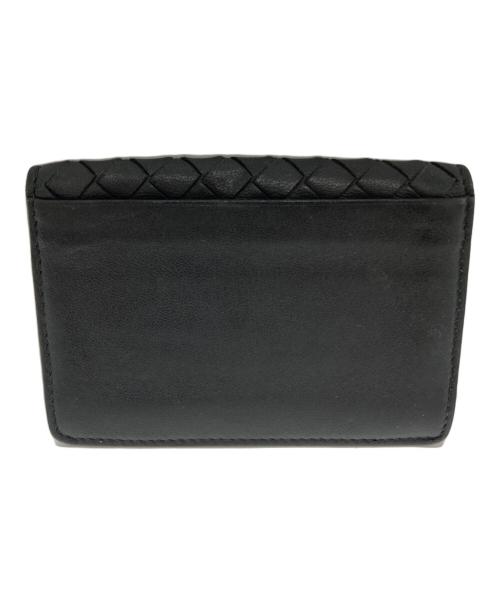 BOTTEGA VENETA（ボッテガベネタ）BOTTEGA VENETA (ボッテガベネタ) イントレチャートカードケース ブラックの古着・服飾アイテム