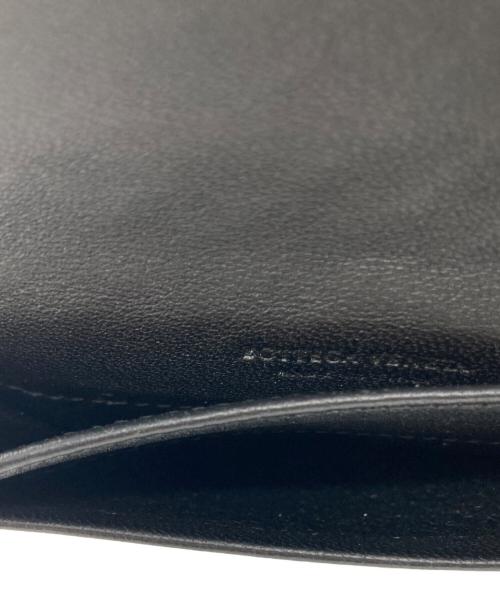 BOTTEGA VENETA（ボッテガベネタ）BOTTEGA VENETA (ボッテガベネタ) イントレチャートカードケース ブラックの古着・服飾アイテム