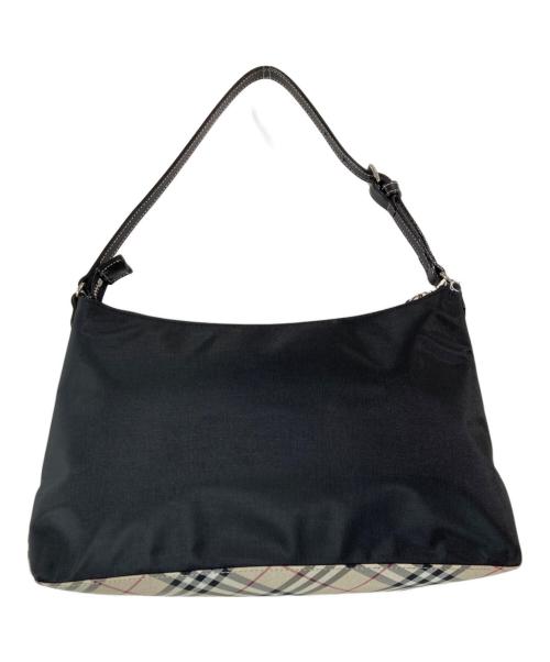 BURBERRY BLUE LABEL（バーバリー ブルー レーベル）BURBERRY BLUE LABEL (バーバリー ブルー レーベル) 底ノヴァチェックワンショルダーバッグ ブラック×ベージュ 未使用品の古着・服飾アイテム