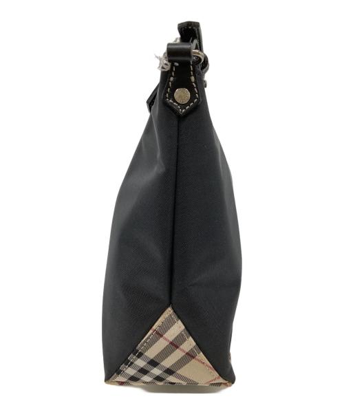 BURBERRY BLUE LABEL（バーバリー ブルー レーベル）BURBERRY BLUE LABEL (バーバリー ブルー レーベル) 底ノヴァチェックワンショルダーバッグ ブラック×ベージュ 未使用品の古着・服飾アイテム