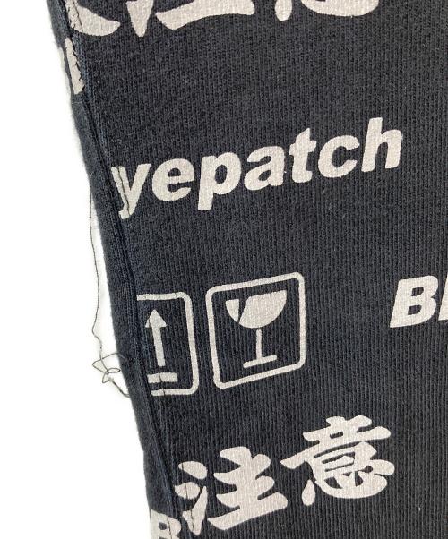 BlackEyePatch（ブラックアイパッチ）BlackEyePatch (ブラックアイパッチ) HANDLE WITH CARE SWEAT PANTS ブラック サイズ:Ｍの古着・服飾アイテム