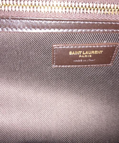 Saint Laurent Paris（サンローランパリ）Saint Laurent Paris (サンローランパリ) ル モノグラム 72H ダッフル ボストンバッグ ブラウンの古着・服飾アイテム