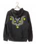 stussy (ステューシー) LEILOW (レイロー) 裏地サーマル総刺繍スカルパーカー ブラック サイズ:XL：20000円
