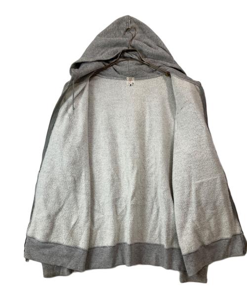 A BATHING APE（アベイシングエイプ）A BATHING APE (アベイシングエイプ) エンブレムワッペンジップパーカー グレー サイズ:Ｌの古着・服飾アイテム