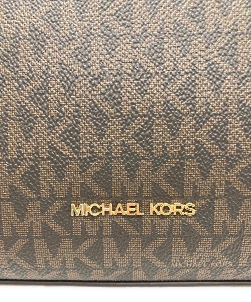 MICHAEL KORS（マイケルコース）MICHAEL KORS (マイケルコース) 2WAYバッグ ブラウンの古着・服飾アイテム