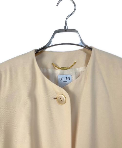 CELINE（セリーヌ）CELINE (セリーヌ) OLD ウール4Bセットアップ ベージュ サイズ:42の古着・服飾アイテム
