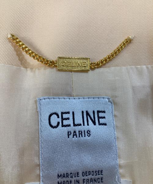 CELINE（セリーヌ）CELINE (セリーヌ) OLD ウール4Bセットアップ ベージュ サイズ:42の古着・服飾アイテム