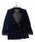 ESCADA (エスカーダ) ベロア×サテンフリルセットアップ ブラック サイズ:42：15000円