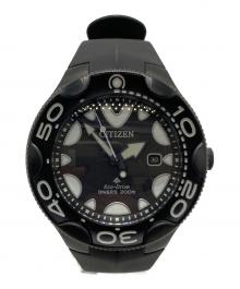 CITIZEN（シチズン）の古着「PROMASTER/MARINEシリ-ズ ダイバー200m」｜ブラック