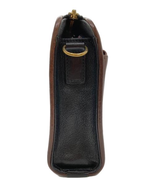 PORTER（ポーター）PORTER (ポーター) レザークラッチバッグ/CLERK POUCH ブラウンの古着・服飾アイテム