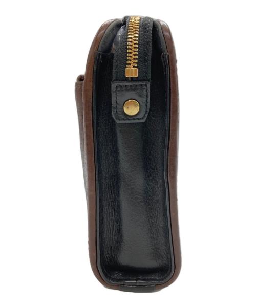 PORTER（ポーター）PORTER (ポーター) レザークラッチバッグ/CLERK POUCH ブラウンの古着・服飾アイテム