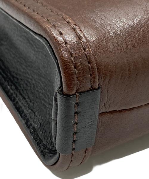 PORTER（ポーター）PORTER (ポーター) レザークラッチバッグ/CLERK POUCH ブラウンの古着・服飾アイテム