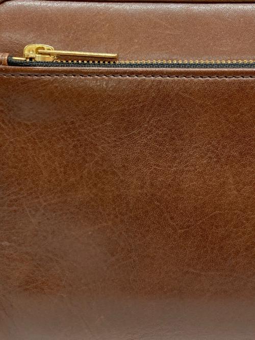 PORTER（ポーター）PORTER (ポーター) レザークラッチバッグ/CLERK POUCH ブラウンの古着・服飾アイテム