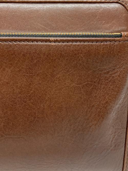 PORTER（ポーター）PORTER (ポーター) レザークラッチバッグ/CLERK POUCH ブラウンの古着・服飾アイテム