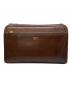 PORTER（ポーター）の古着「レザークラッチバッグ/CLERK POUCH」｜ブラウン