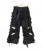 UNIZユニズ）の古着「BLACK MONSTER PANTS」｜ブラック