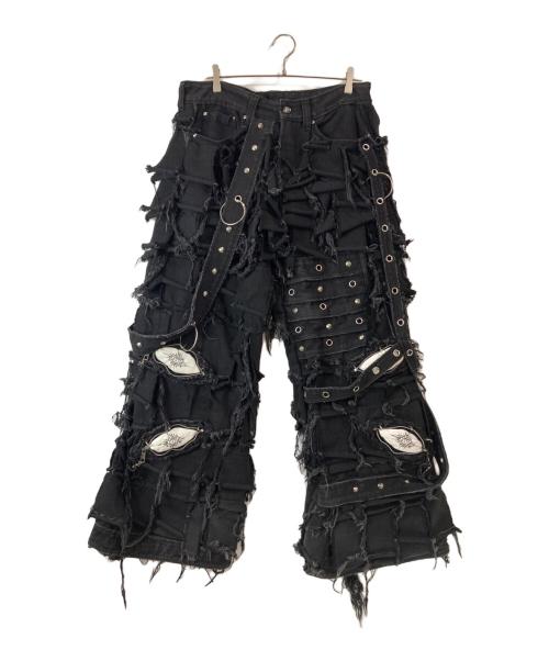 UNIZ（ユニズ）UNIZ (ユニズ) BLACK MONSTER PANTS ブラック サイズ:1の古着・服飾アイテム