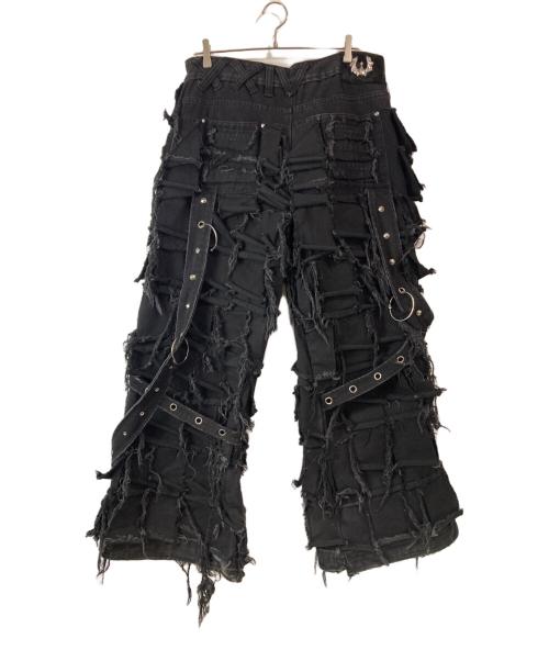 UNIZ（ユニズ）UNIZ (ユニズ) BLACK MONSTER PANTS ブラック サイズ:1の古着・服飾アイテム