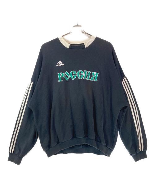 adidas（アディダス）adidas (アディダス) Gosha Rubchinskiy (ゴーシャラブチンスキー) 18AW sports sweat top ブラック サイズ:XLの古着・服飾アイテム