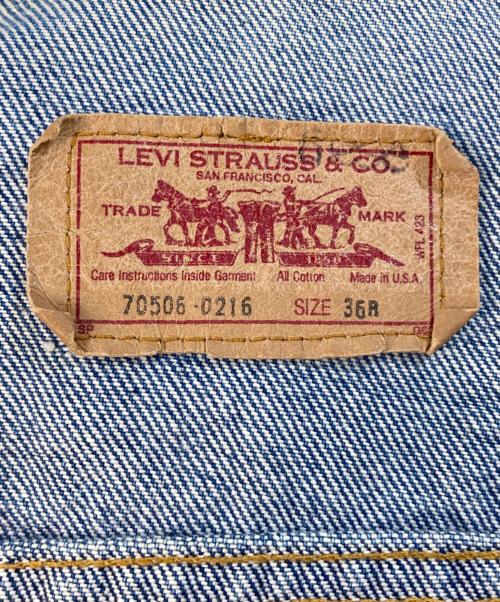 LEVI'S（リーバイス）LEVI'S (リーバイス) 90'sデニムジャケット ブルー サイズ:36Rの古着・服飾アイテム
