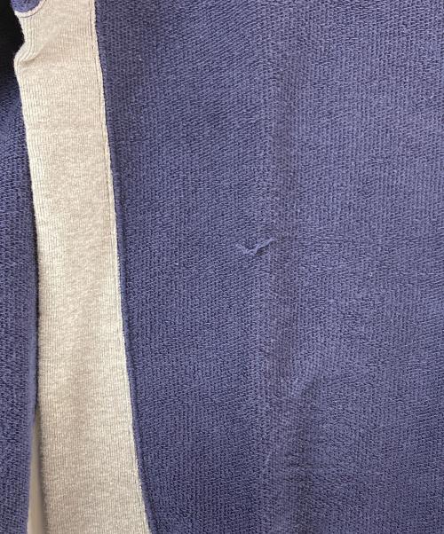 Thom Browne（トムブラウン）Thom Browne (トムブラウン) 2トーンパイルスウェット ネイビー×グレー サイズ:2の古着・服飾アイテム