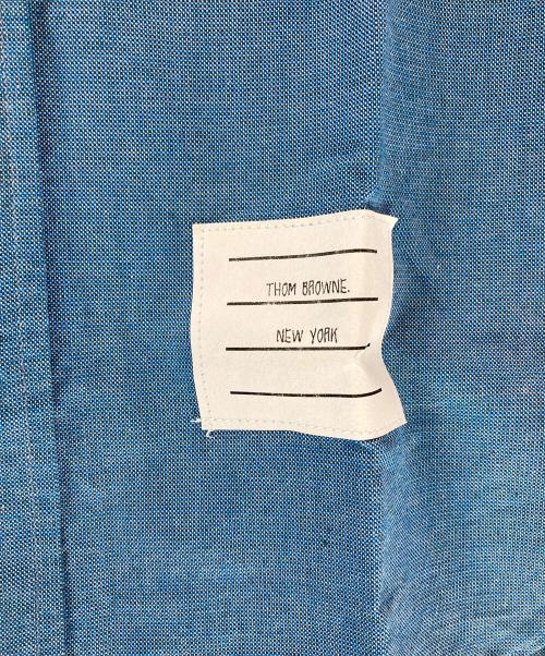 Thom Browne（トムブラウン）Thom Browne (トムブラウン) トリコロール オックスフォード シャツ ブルー サイズ:2の古着・服飾アイテム