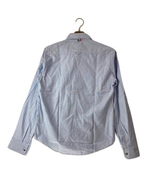 MONCLER（モンクレール）MONCLER (モンクレール) プルオーバーシャツ/CAMICIA COLLO BUTTON DOWN ブルー サイズ:Ｍの古着・服飾アイテム