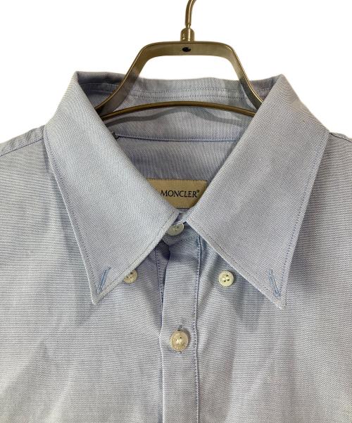MONCLER（モンクレール）MONCLER (モンクレール) プルオーバーシャツ/CAMICIA COLLO BUTTON DOWN ブルー サイズ:Ｍの古着・服飾アイテム