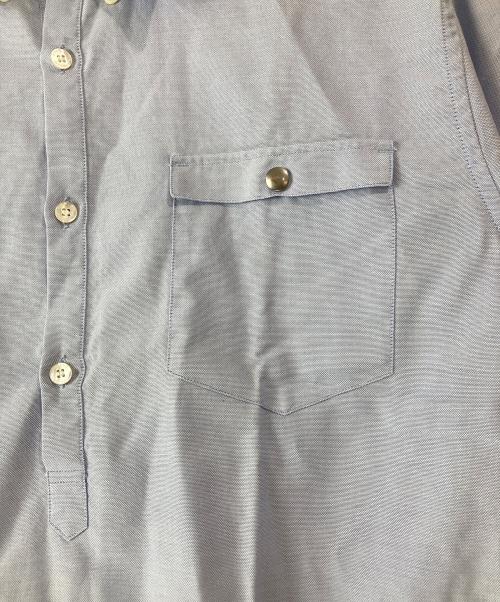 MONCLER（モンクレール）MONCLER (モンクレール) プルオーバーシャツ/CAMICIA COLLO BUTTON DOWN ブルー サイズ:Ｍの古着・服飾アイテム