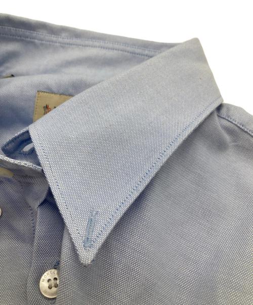 MONCLER（モンクレール）MONCLER (モンクレール) プルオーバーシャツ/CAMICIA COLLO BUTTON DOWN ブルー サイズ:Ｍの古着・服飾アイテム