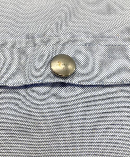 MONCLER（モンクレール）MONCLER (モンクレール) プルオーバーシャツ/CAMICIA COLLO BUTTON DOWN ブルー サイズ:Ｍの古着・服飾アイテム