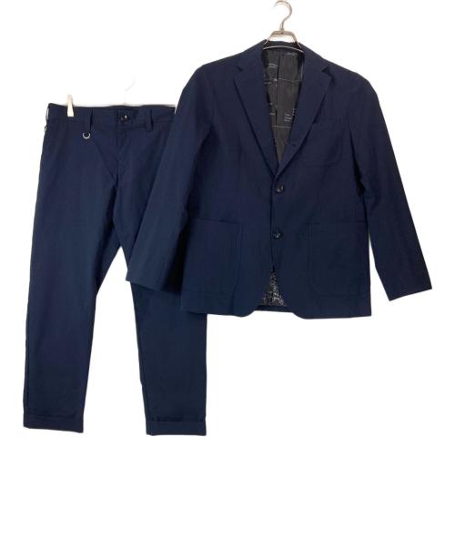 uniform experiment（ユニフォームエクスペリメント）uniform experiment (ユニフォームエクスペリメント) シアサッカー3Bジャケットセットアップ ネイビー サイズ:ジャケット3/パンツ4の古着・服飾アイテム