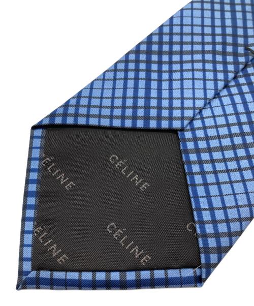 CELINE（セリーヌ）CELINE (セリーヌ) シルクネクタイ ブルー サイズ:不明の古着・服飾アイテム