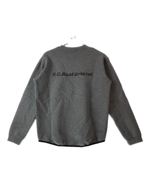 F.C.R.B.（エフシーレアルブリストル）F.C.R.B. (エフシーレアルブリストル) SWEAT CREWNECK TOP グレー サイズ:XLの古着・服飾アイテム