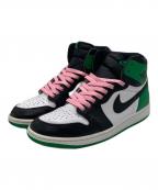 NIKEナイキ）の古着「ハイカットスニーカー/Air Jordan 1 RETRO HIGH OG」｜グリーン×ホワイト