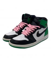 NIKE（ナイキ）の古着「ハイカットスニーカー/Air Jordan 1 RETRO HIGH OG」｜グリーン×ホワイト