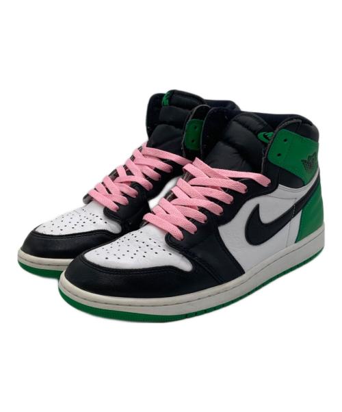 NIKE（ナイキ）NIKE (ナイキ) ハイカットスニーカー/Air Jordan 1 RETRO HIGH OG グリーン×ホワイト サイズ:28cmの古着・服飾アイテム