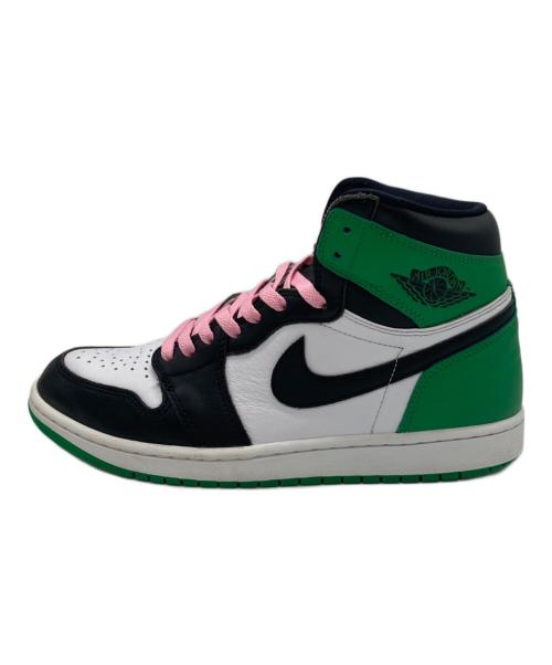 NIKE（ナイキ）NIKE (ナイキ) ハイカットスニーカー/Air Jordan 1 RETRO HIGH OG グリーン×ホワイト サイズ:28cmの古着・服飾アイテム