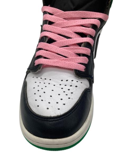 NIKE（ナイキ）NIKE (ナイキ) ハイカットスニーカー/Air Jordan 1 RETRO HIGH OG グリーン×ホワイト サイズ:28cmの古着・服飾アイテム